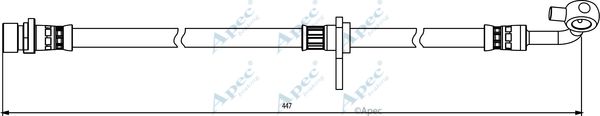 APEC BRAKING Bremžu šļūtene HOS3863